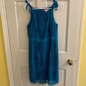 Lilly Pulitzer Tidal Wave Fern Gallery Lace Dress